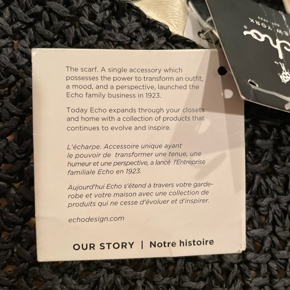 NWT Echo New York Raffia Packable Wide Brim Hat boho summer beach resort wear OS - Picture 9 of 10